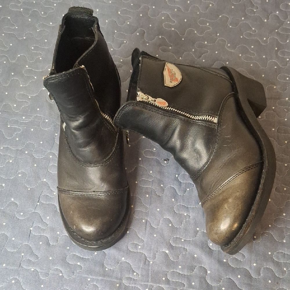 Red Wing Shoes Black Combat Boots